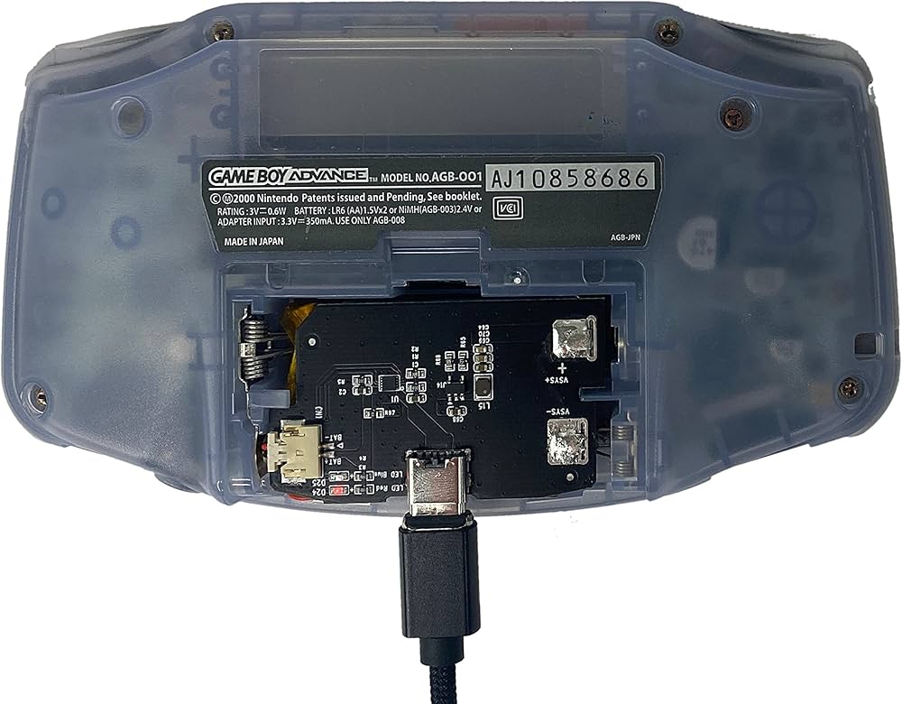 Gameboy Advanced Rechargable Battery Mod - Mail-in Service!