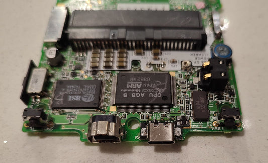 GameBoy Advanced SP modding - USB C Port - Mail-in Service